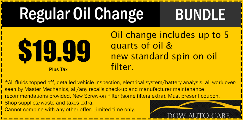 Oil Change Coupon